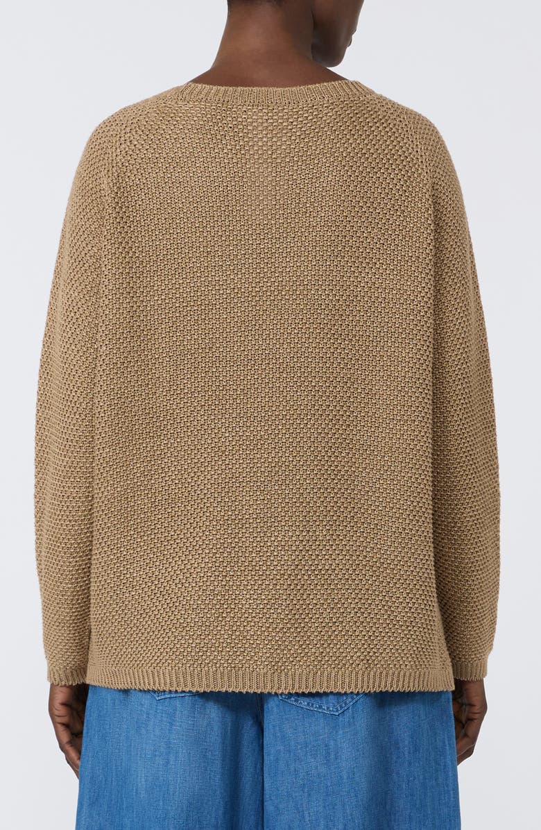 Max Mara Oro Linen Sweater, Alternate, color, Desert