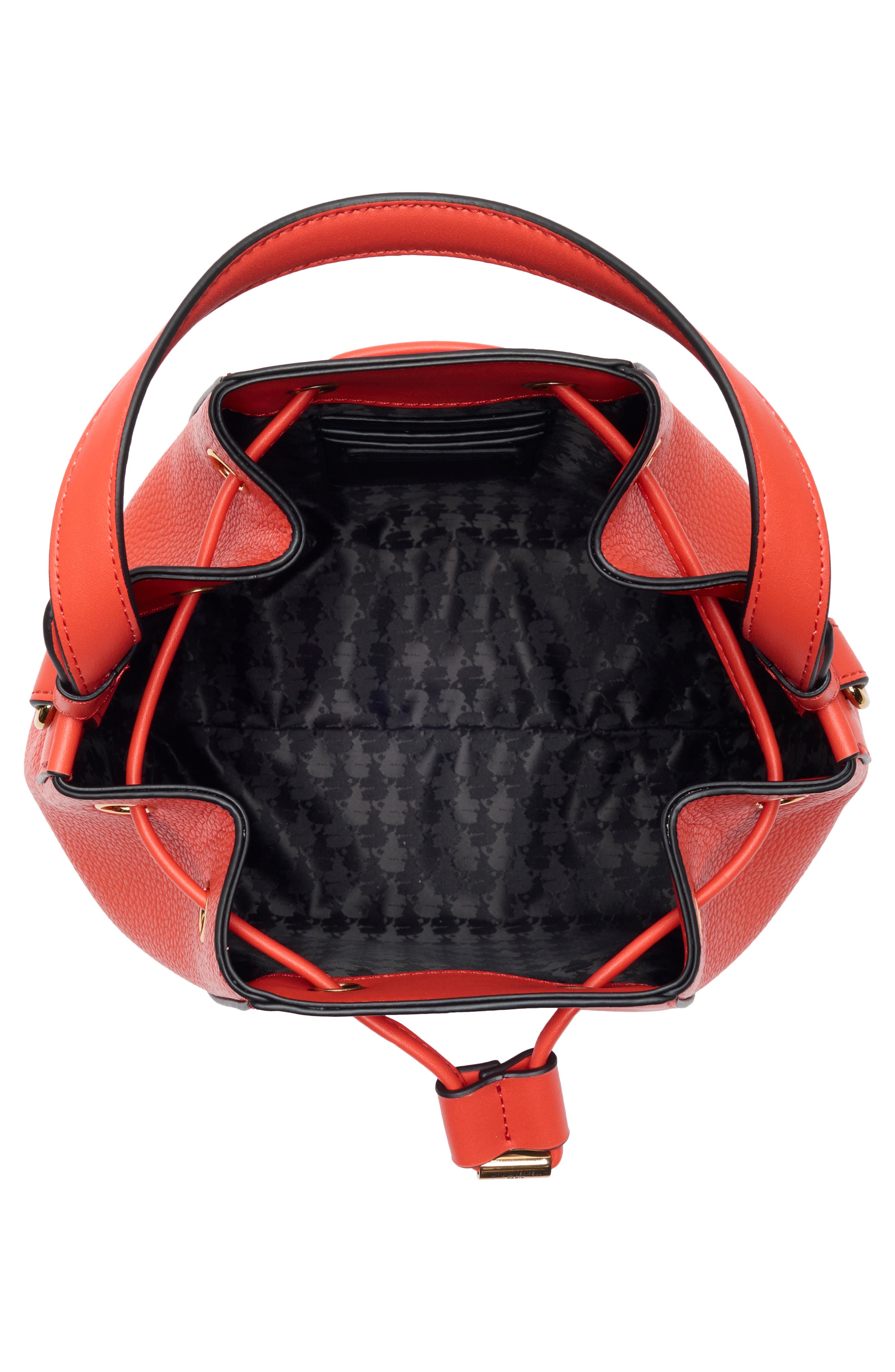 Adele Bucket Bag, Alternate, color, VERMILLION