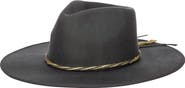 San Diego Hat Chain Trim Felt Fedora
