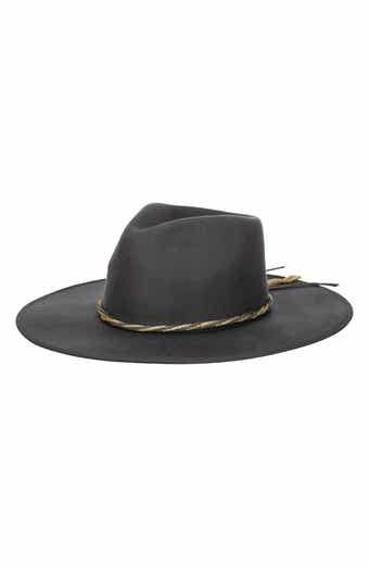 Chain Trim Felt Fedora