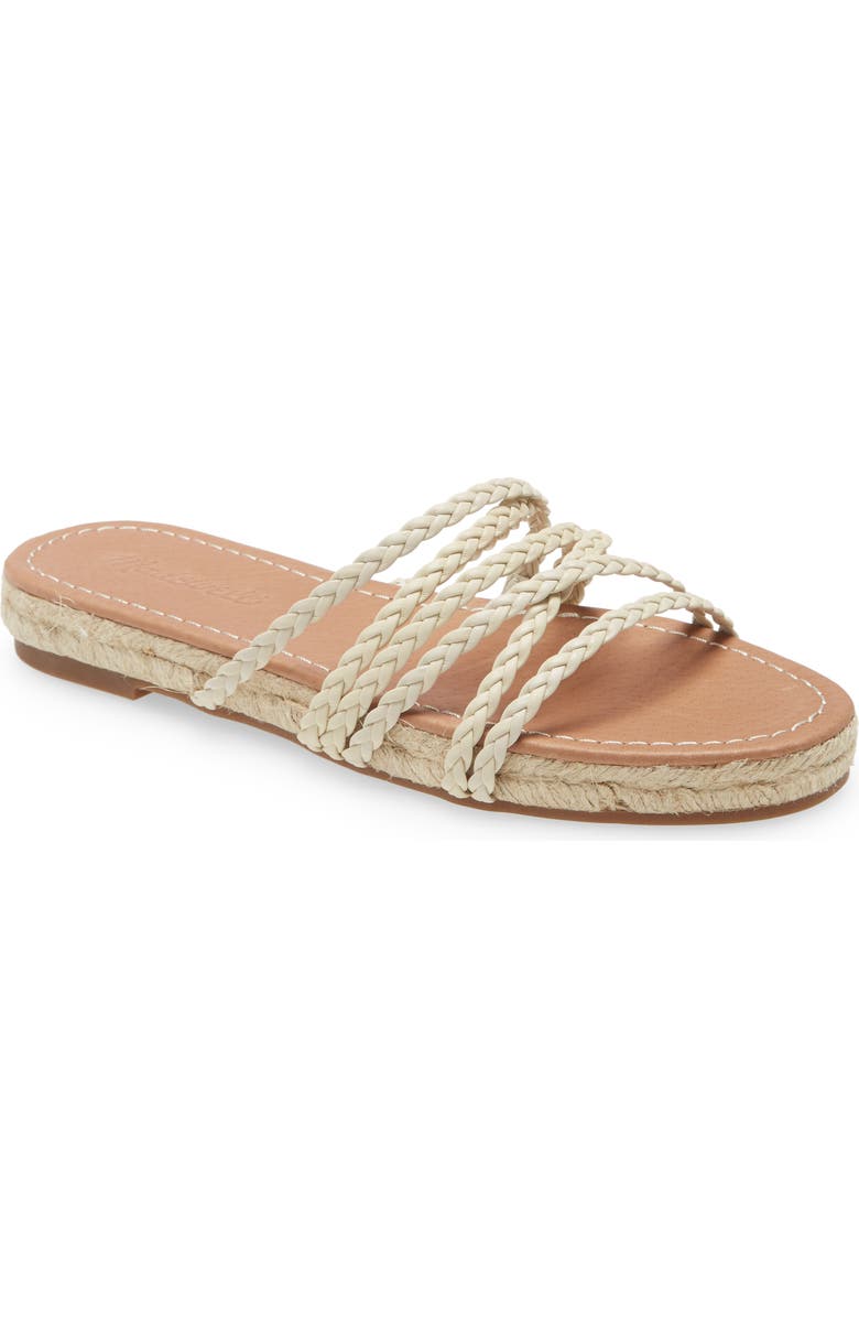 Madewell The Kathryn Espadrille Slide Sandal, Main, color,