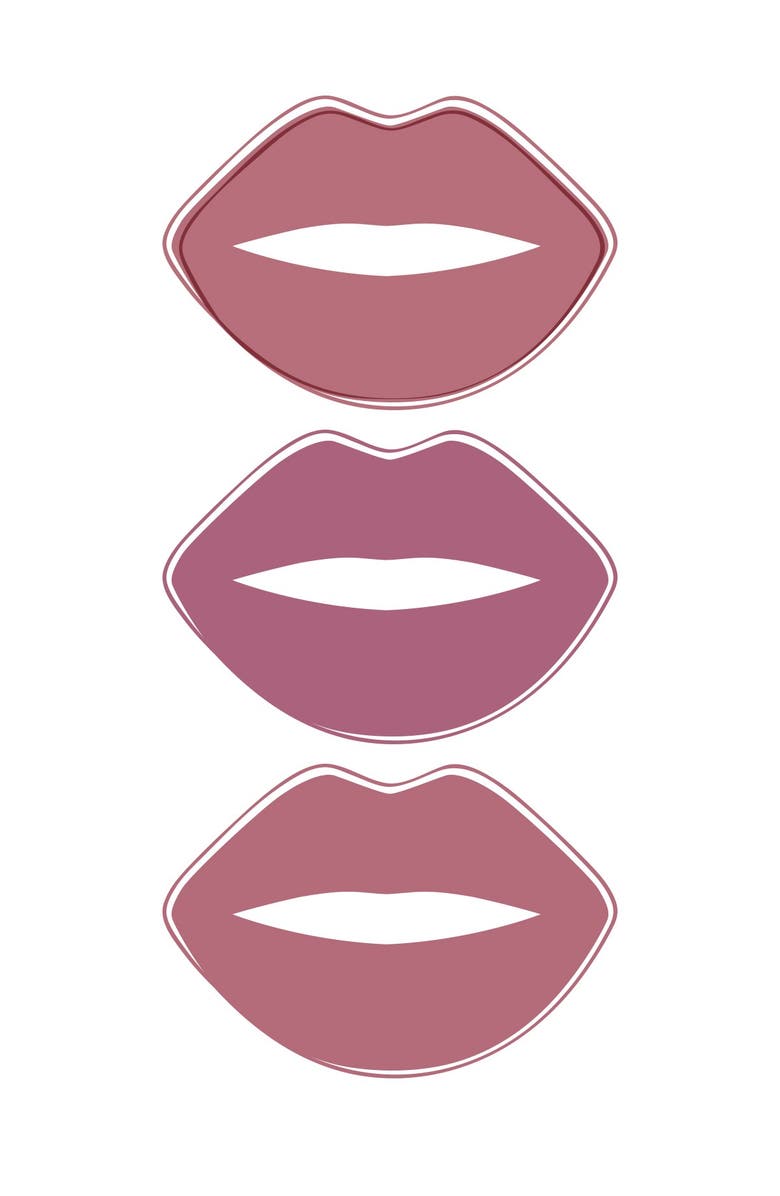 MIRENESSE All-Day 3-Piece Velvet Matte Lip Kit - Handmaids Kiss, Alternate, color, 