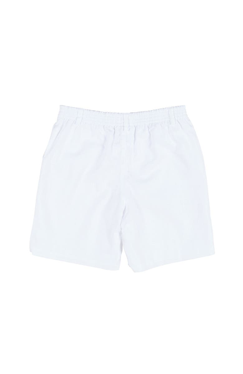 Florence Eiseman Linen Look Short, Alternate, color, White