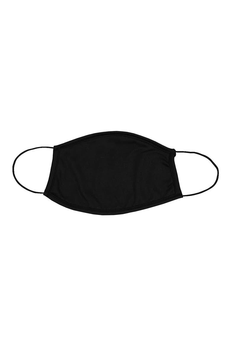 5-Pack Adult Cotton Face Masks, Alternate, color, BLACK