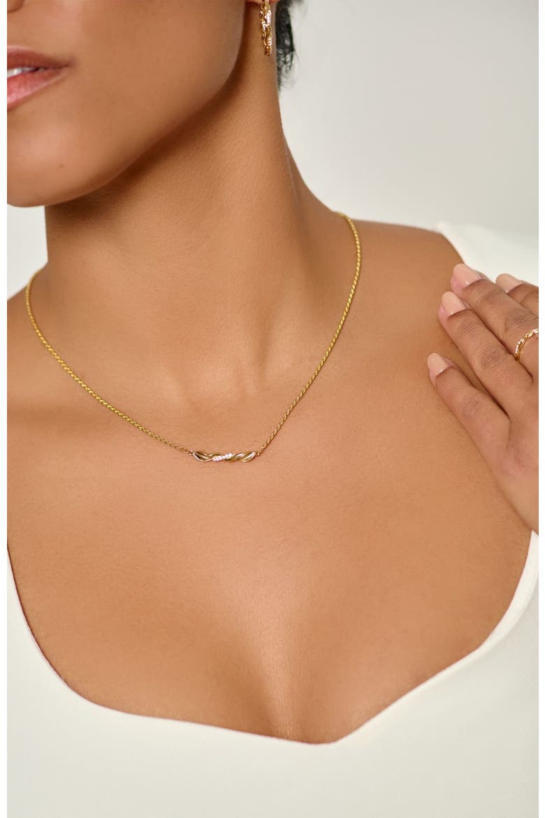 Sacred Vine Necklace, Alternate, color, 18k Gold Plated