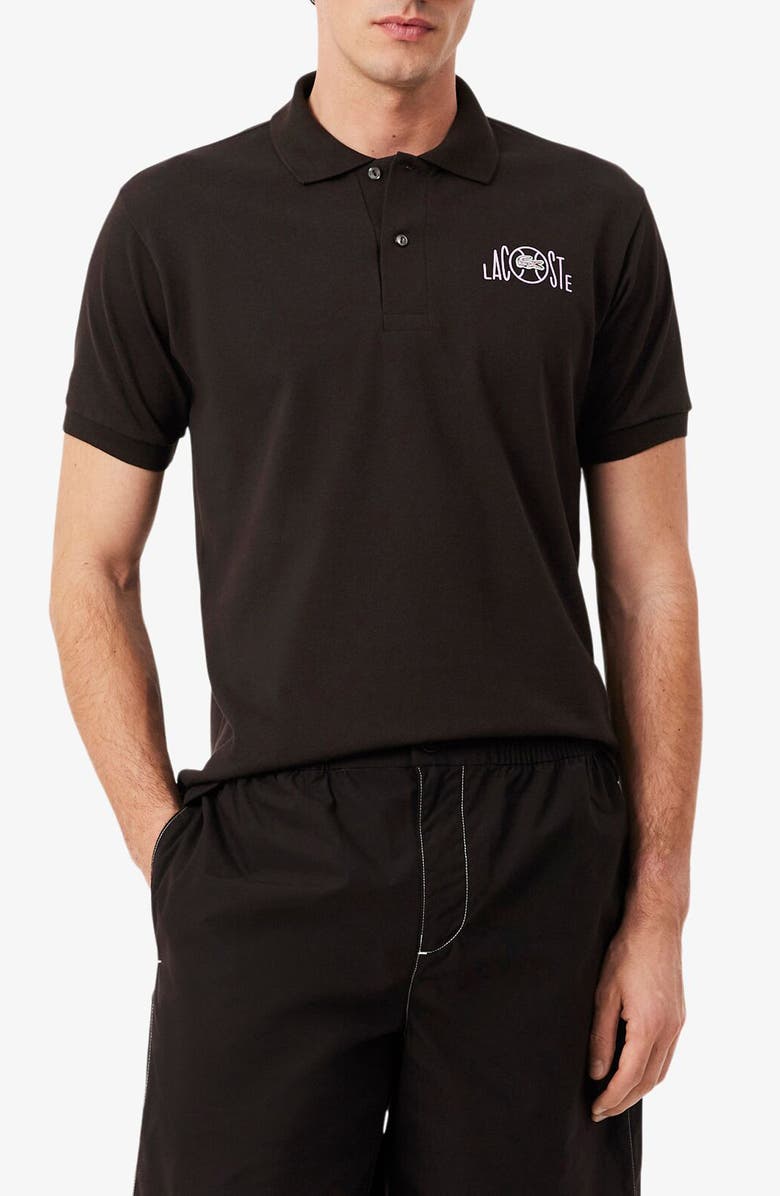 Lacoste Classic Fit Cotton Piqué Polo, Main, color, Buffalo