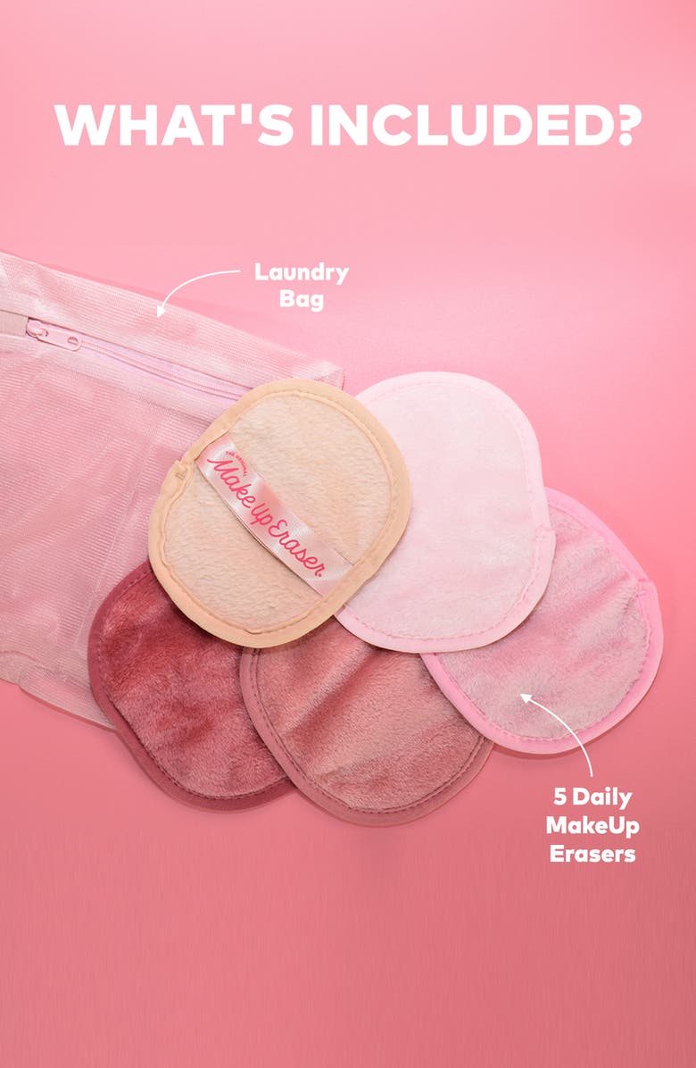 The Original MakeUp Eraser Cheeky Neutrals 7-Day MakeUp Eraser Set with Laundry Bag, Alternate, color, 