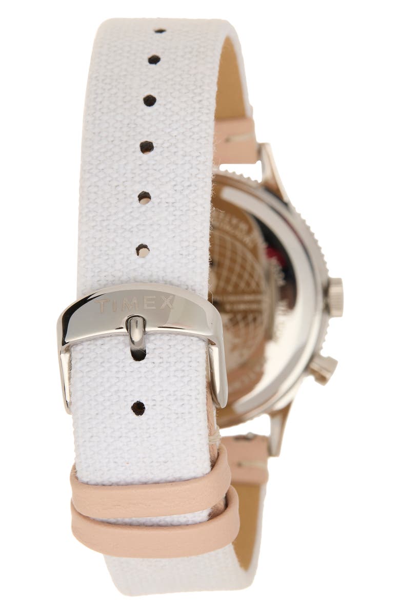 Timex<sup>®</sup> Waterbury Traditional GMT Quartz Watch, 39mm, Alternate, color, Silver