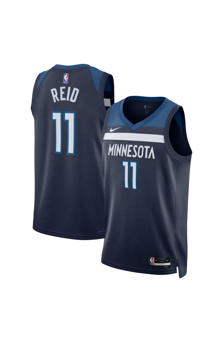 Nike Unisex Nike Naz Reid Navy Minnesota Timberwolves Swingman Jersey - Icon Edition, Alternate, color, Navy