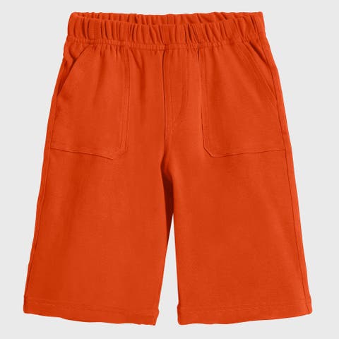 Boys 100% Cotton UPF 50+ Soft 3-Pocket Jersey Shorts
