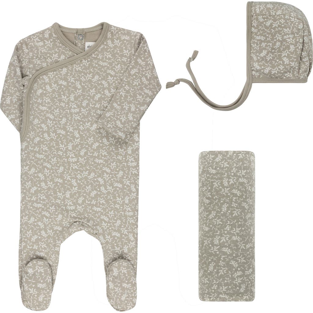 Ely's & Co. Modal French Terry Vine Collection In Gray