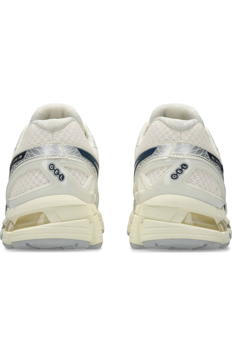 ASICS<sup>®</sup> Gender Inclusive GEL-KAYANO<sup>®</sup> 20 Sneaker, Alternate, color, Cream/ Independence Blue