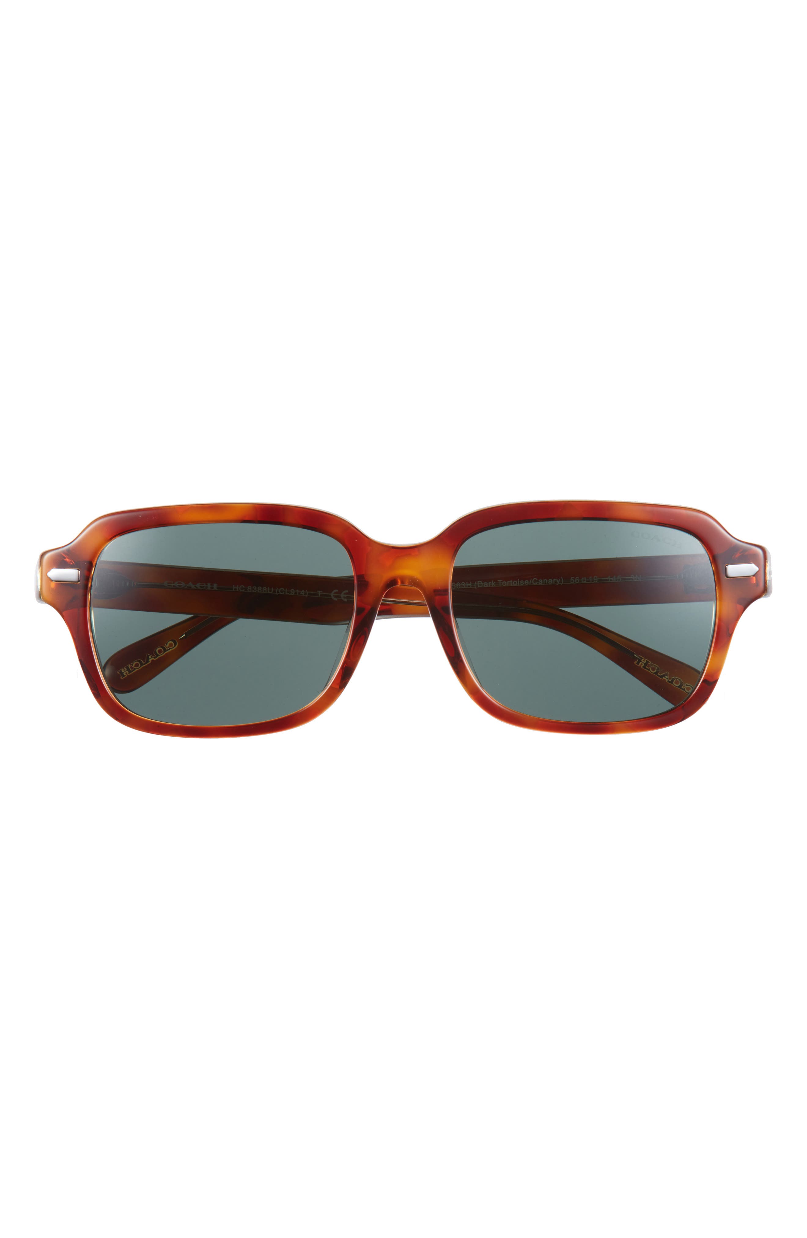 COACH 56mm Square Sunglasses