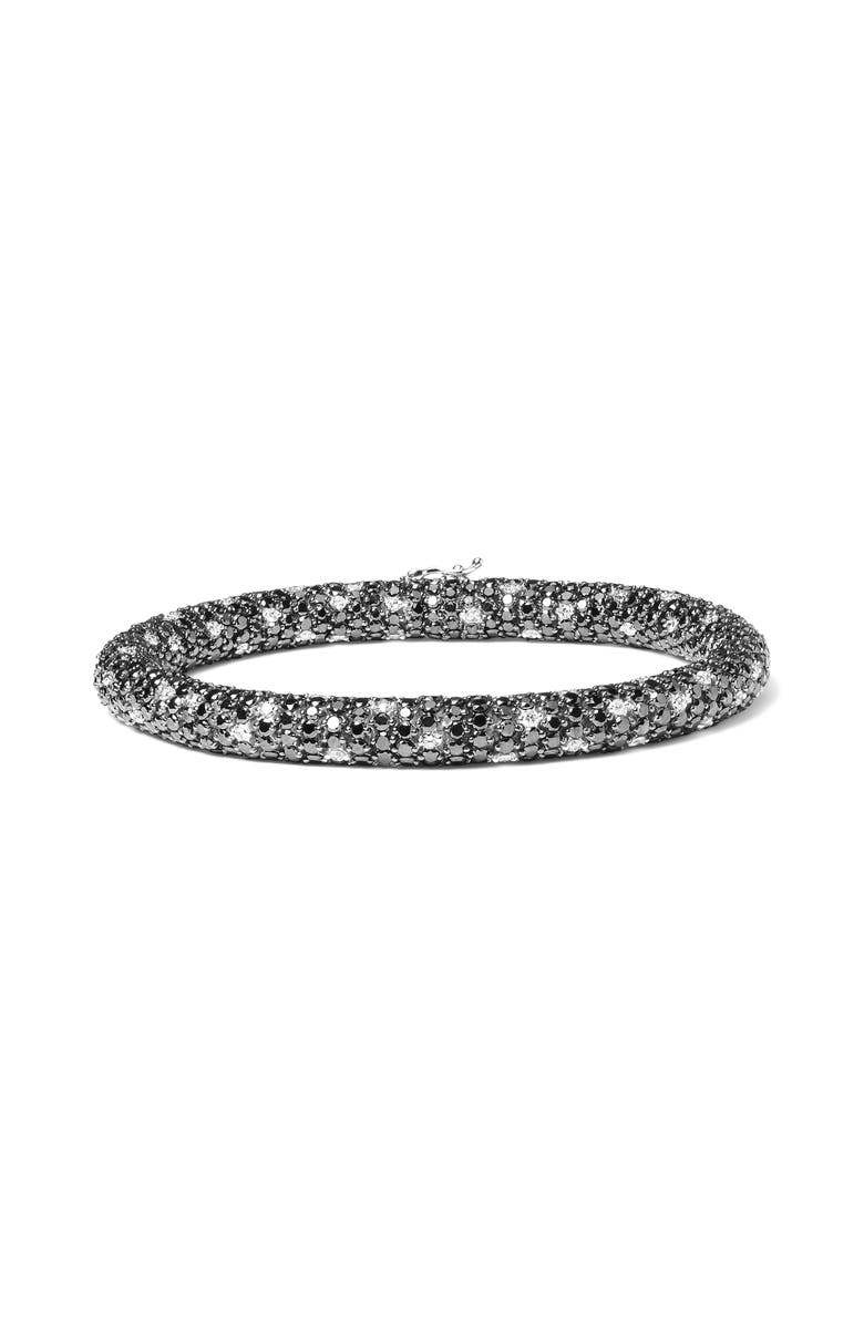 Haus of Brilliance 18K Gold 20.0 Cttw Diamond Eternity Snake Skin Tennis Bracelet, Main, color, White