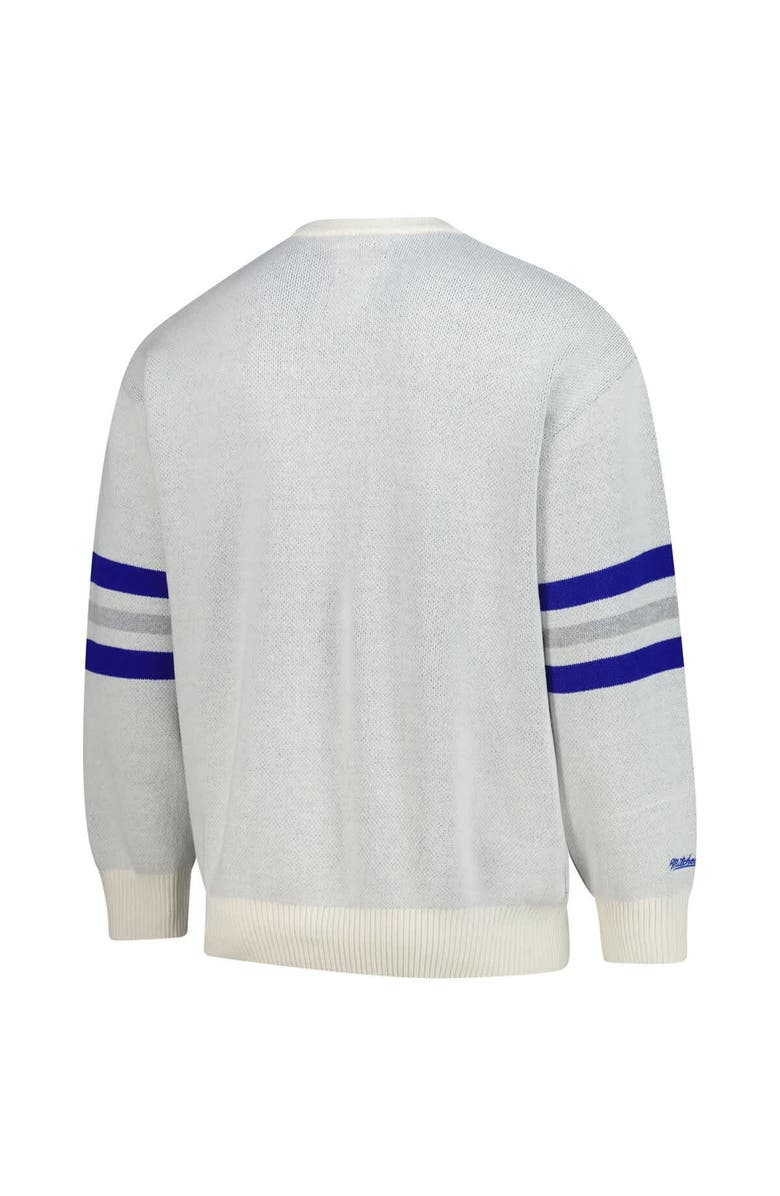 Mitchell & Ness Men's Mitchell & Ness Cream Los Angeles Dodgers Retro Pullover Sweater, Alternate, color, Cream