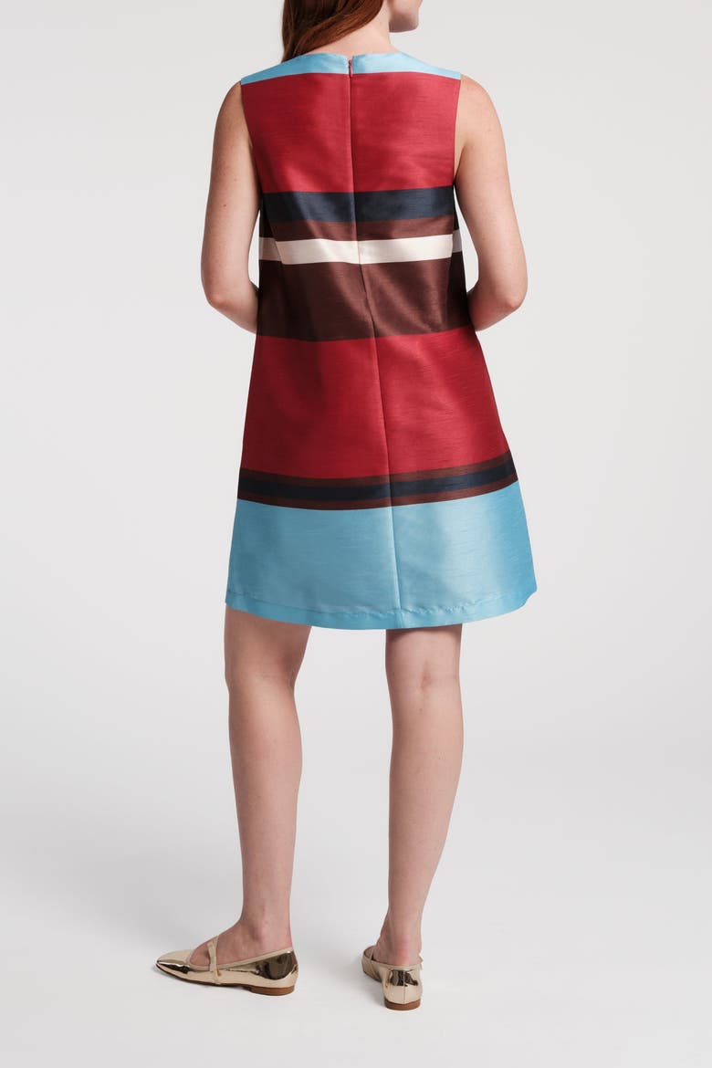 Sylvie Shift Dress, Alternate, color, Red/Blue/Multi