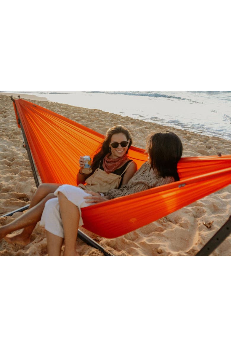 Roo Double Camping Hammock, Alternate, color, Midnight Blue