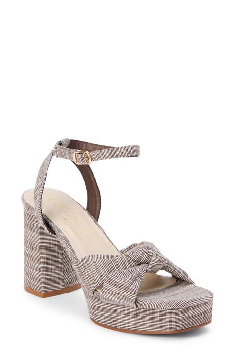 Platform Ankle Strap Sandal (Women)