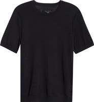 rag & bone Aulton Short Sleeve Wool Blend Sweater