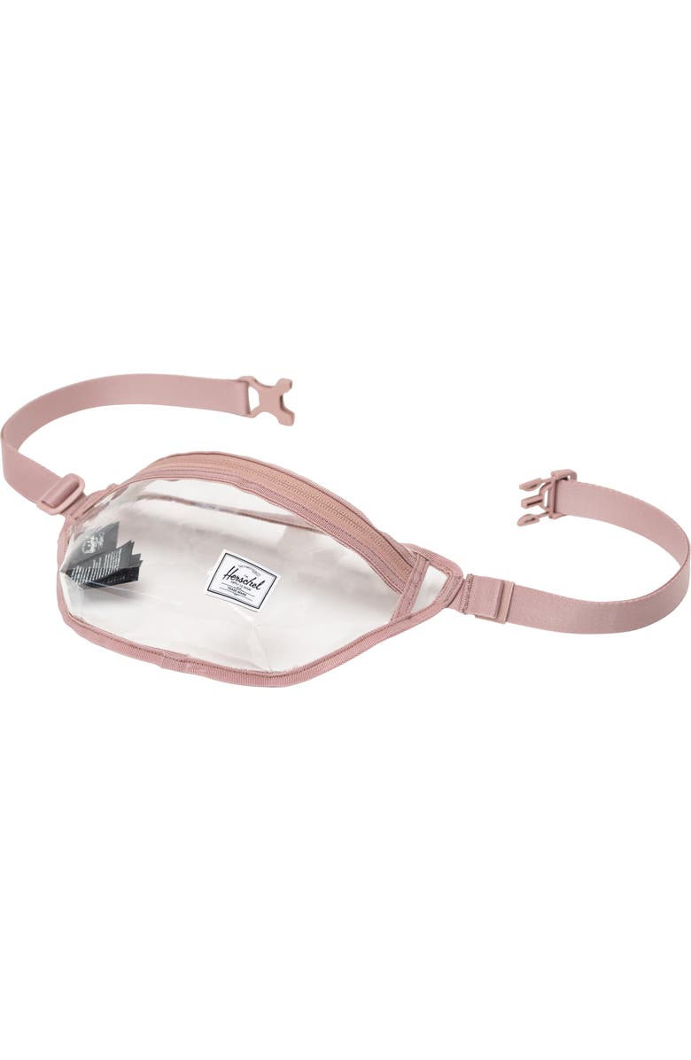 Herschel Supply Co. Classic Clear Belt Bag, Alternate, color, Ash Rose