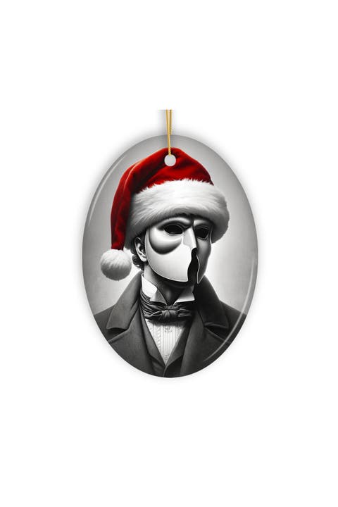 Phantom Of The Opera Santa Hat Ornament - Version 1