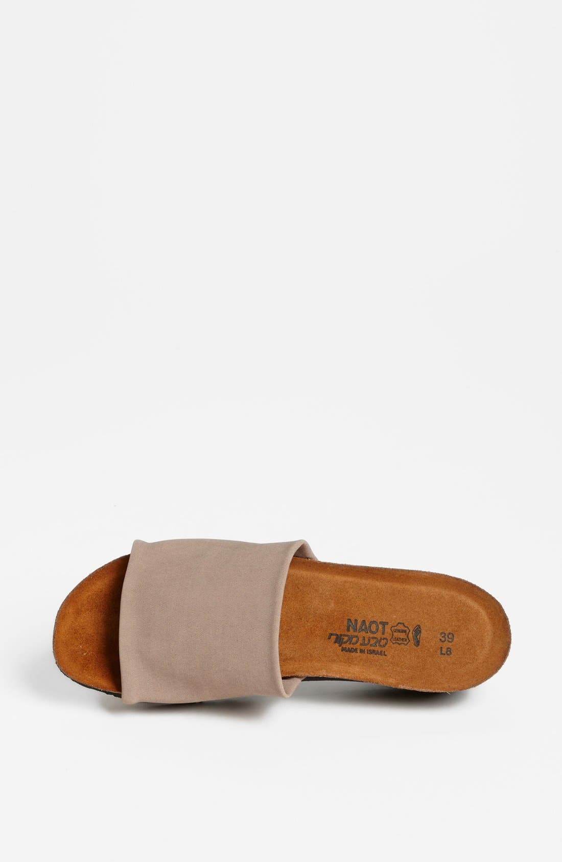 'Alana' Sandal, Alternate, color, BEIGE LINEN STRETCH