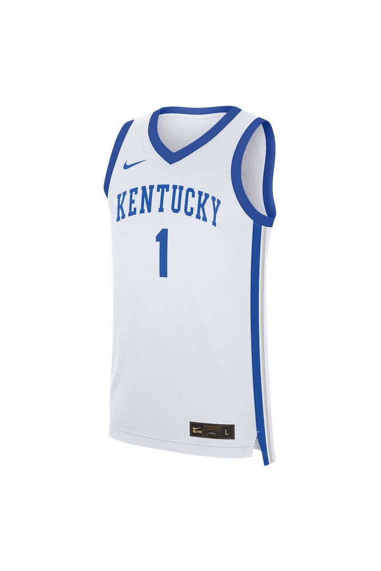 Men's Nike Devin Booker White Kentucky Wildcats Performance Replica Basketball Jersey, Alternate, color, White