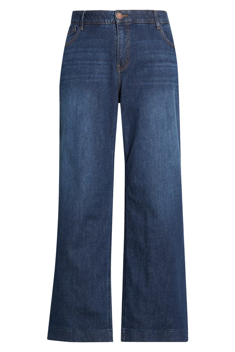 Sam High Waist Wide Leg Jeans, Alternate, color, INDIGO