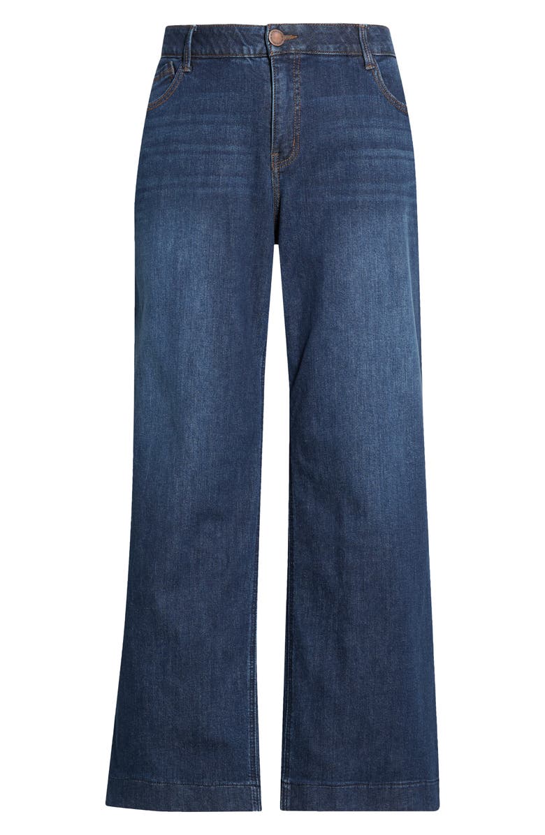 Wit & Wisdom Sam High Waist Wide Leg Jeans, Main, color, Indigo