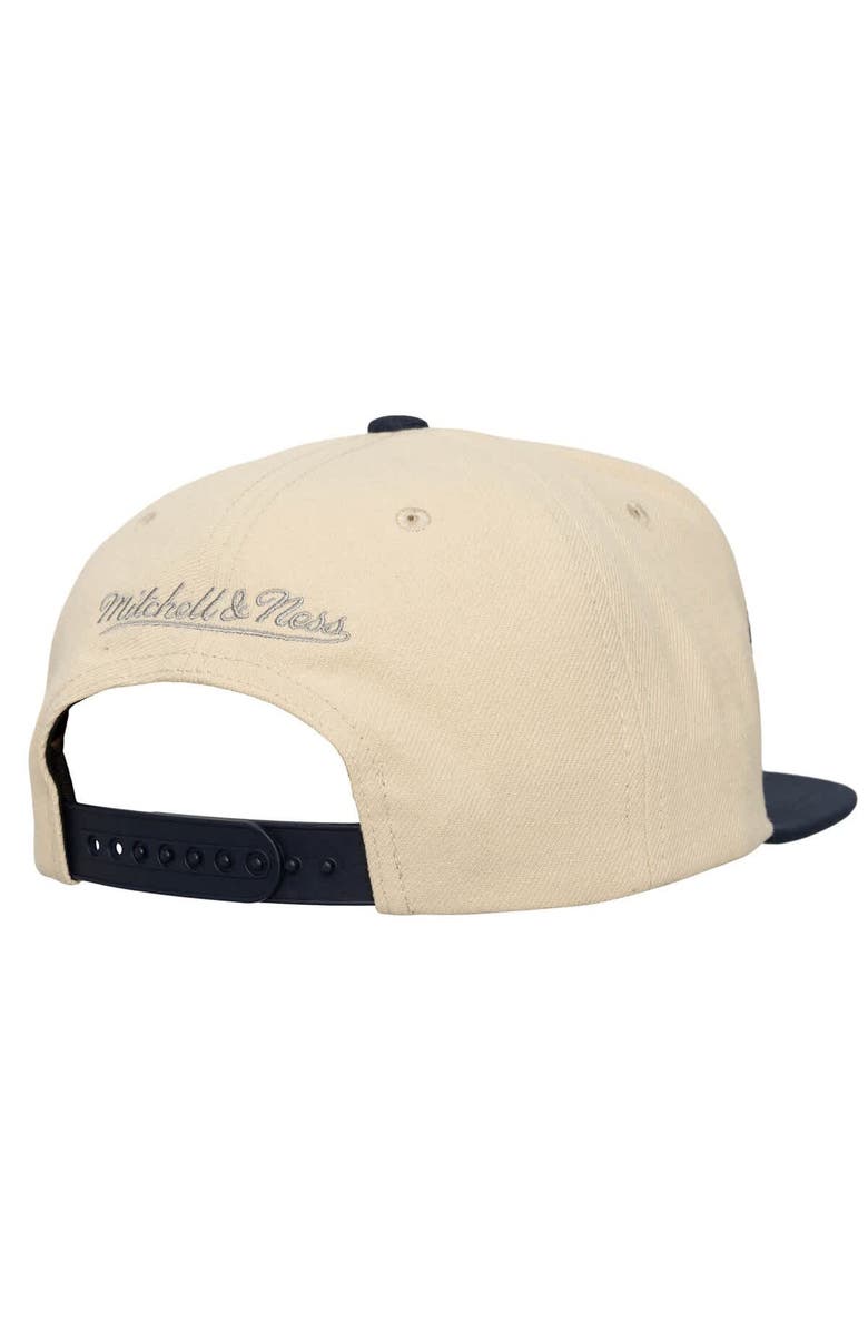 Mitchell & Ness Men's Mitchell & Ness Cream Dallas Cowboys Across the Board Snapback Hat, Alternate, color, Cream