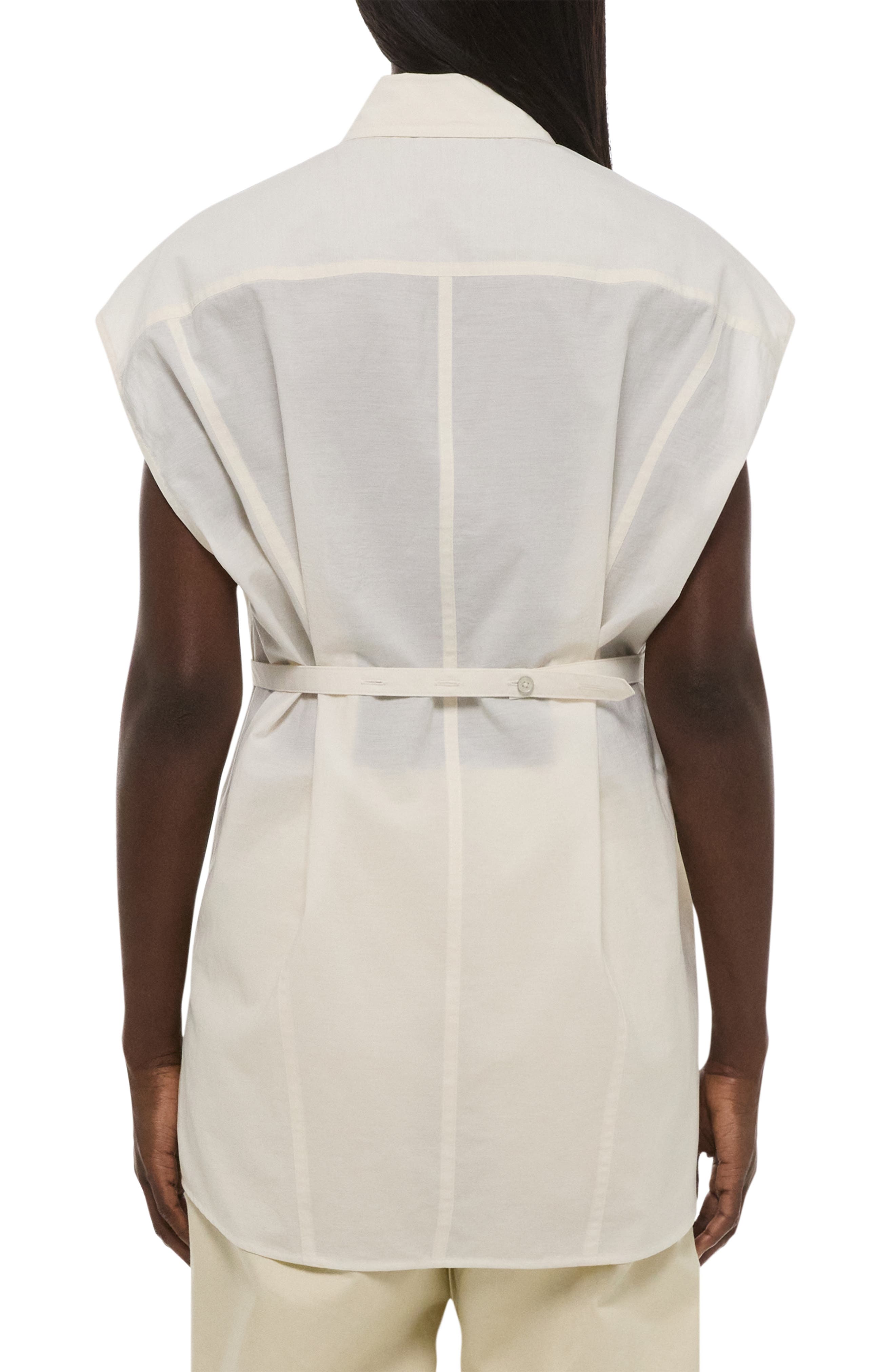 Cap Sleeve Woven Shirt - image 2