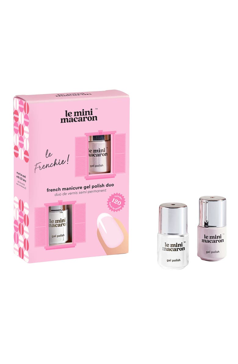Le Mini Macaron Le Frenchie Travel Size Gel Nail Polish Set, Main, color, 