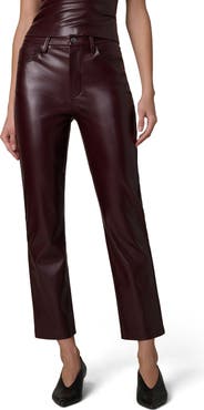 Joe's Lyra Slim Ankle Faux Leather Pants