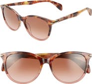rag & bone 54mm Round Cat Eye Sunglasses