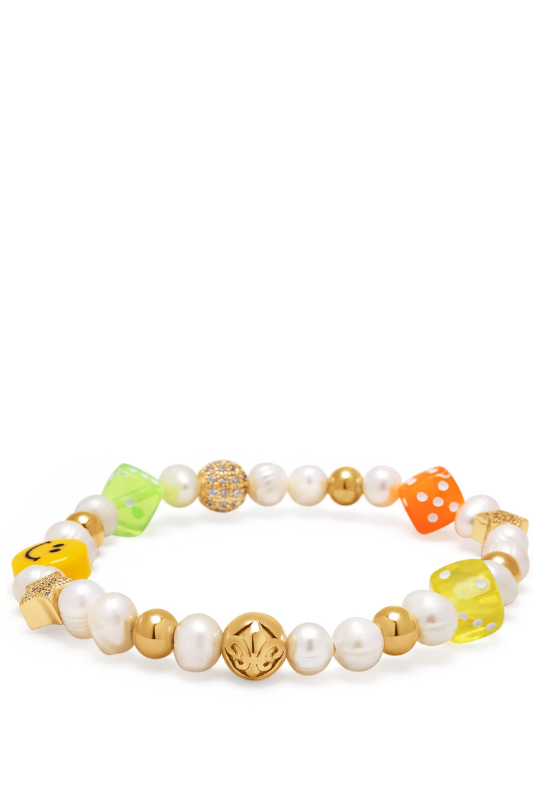 Pair of Dice Pearl Bracelet, Main, color, Pearl