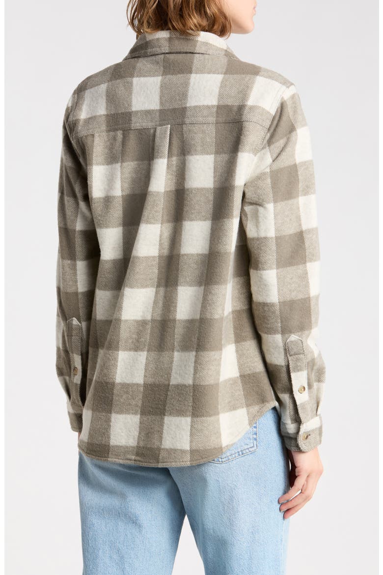 Plaid Jacquard Knit Shacket, Alternate, color, SMOKED GREEN