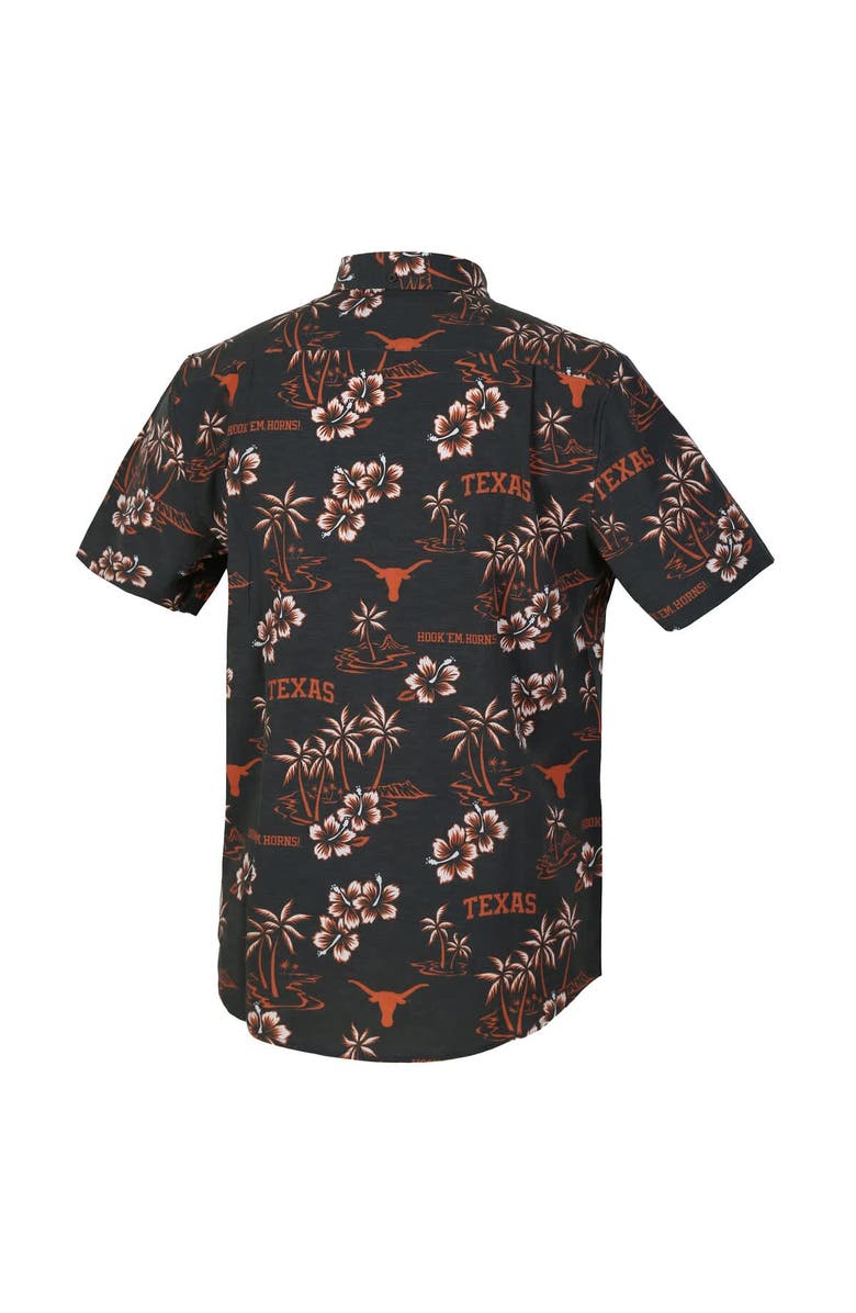 Reyn Spooner Men
s Reyn Spooner Black Texas Longhorns Kekai Classic Tri-Blend Button-Down Shirt, Alternate, color, Black