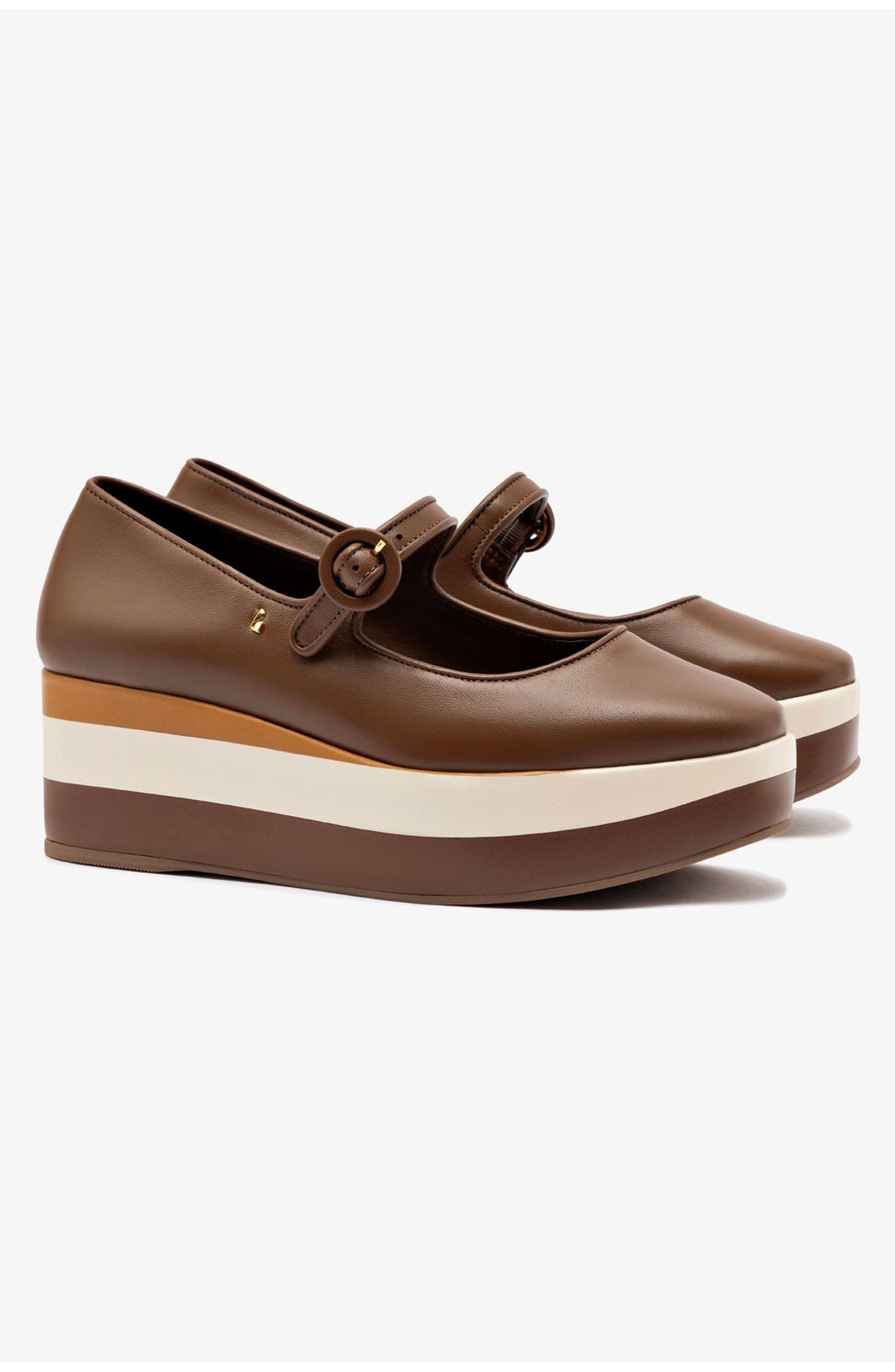 Larroudé Blair Flatform - Leather, Alternate, color, 