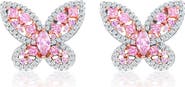 SUZY LEVIAN Pavé Butterfly Stud Earrings