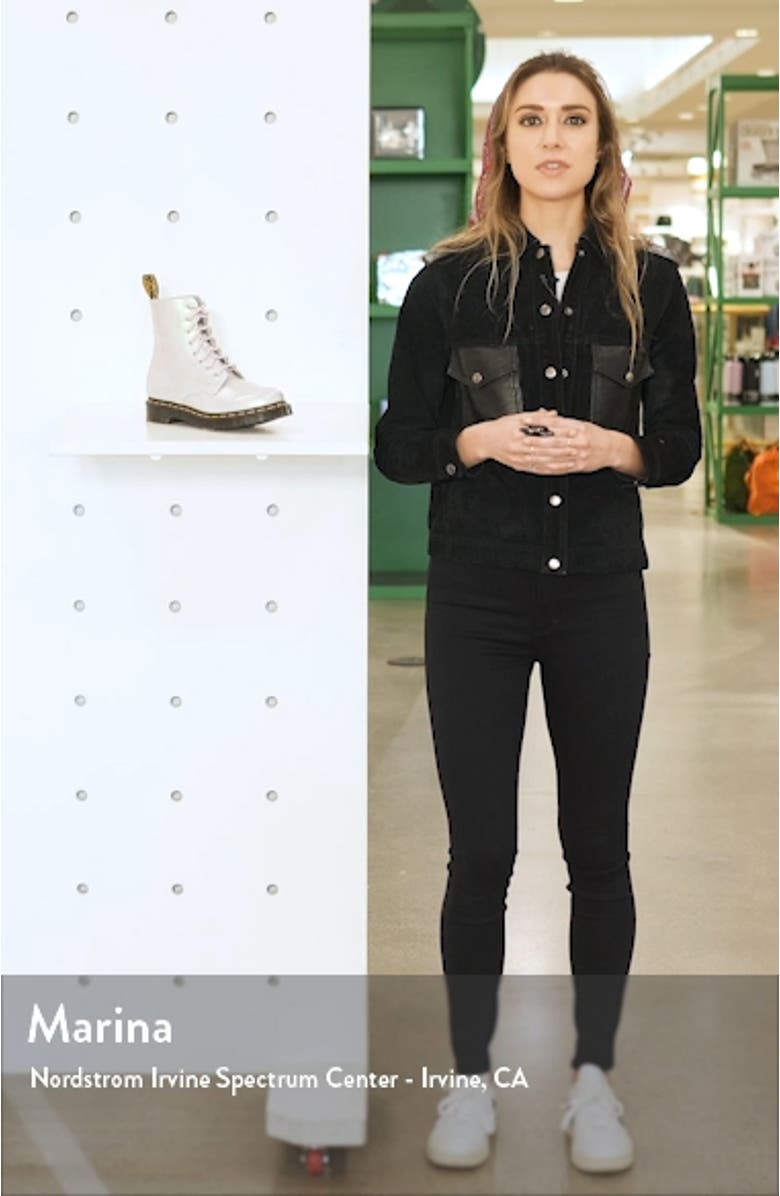 1460 Croc Embossed Boot, sales video thumbnail