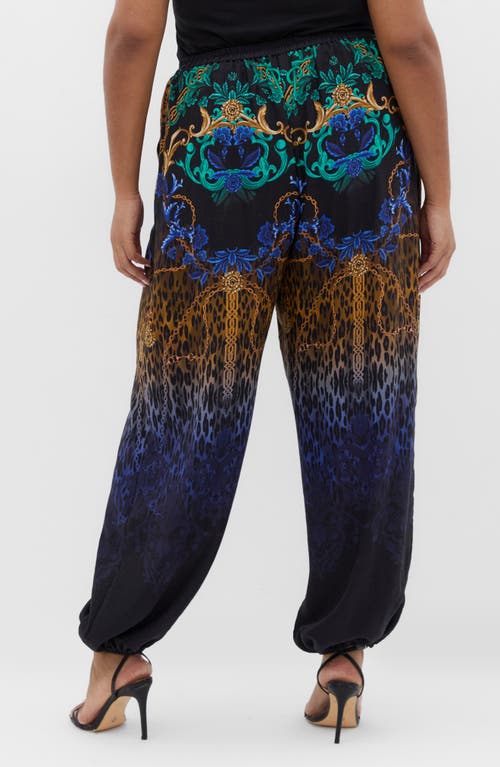 City Chic Savannah Decadence Pants In Multi