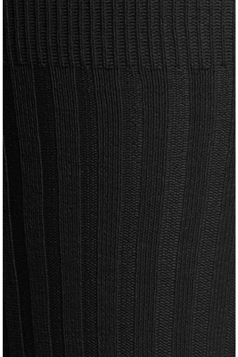Cotton Blend Mid Calf Dress Socks, Alternate, color, BLACK 08