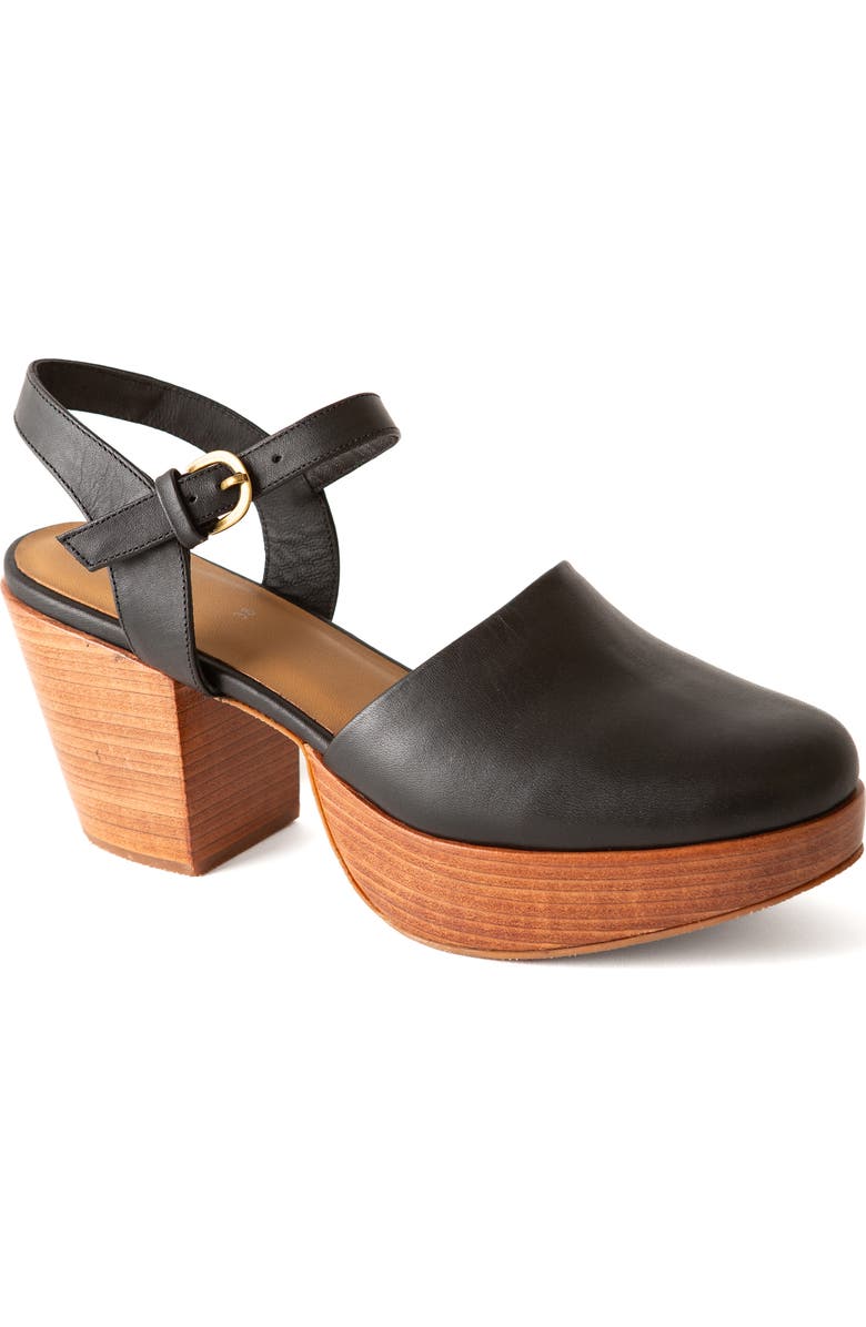 Fortress Willow Mary Jane Platform Clog, Main, color, Black