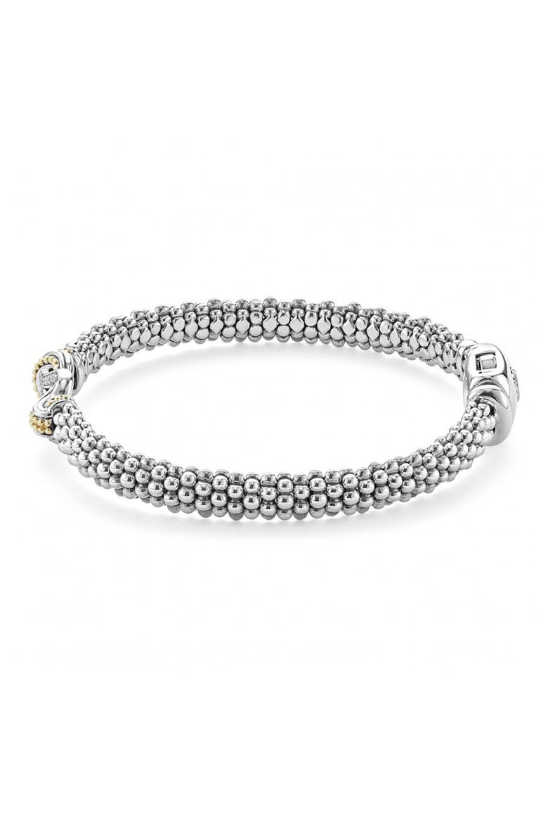Newport Diamond Knot Bracelet, Alternate, color, SILVER