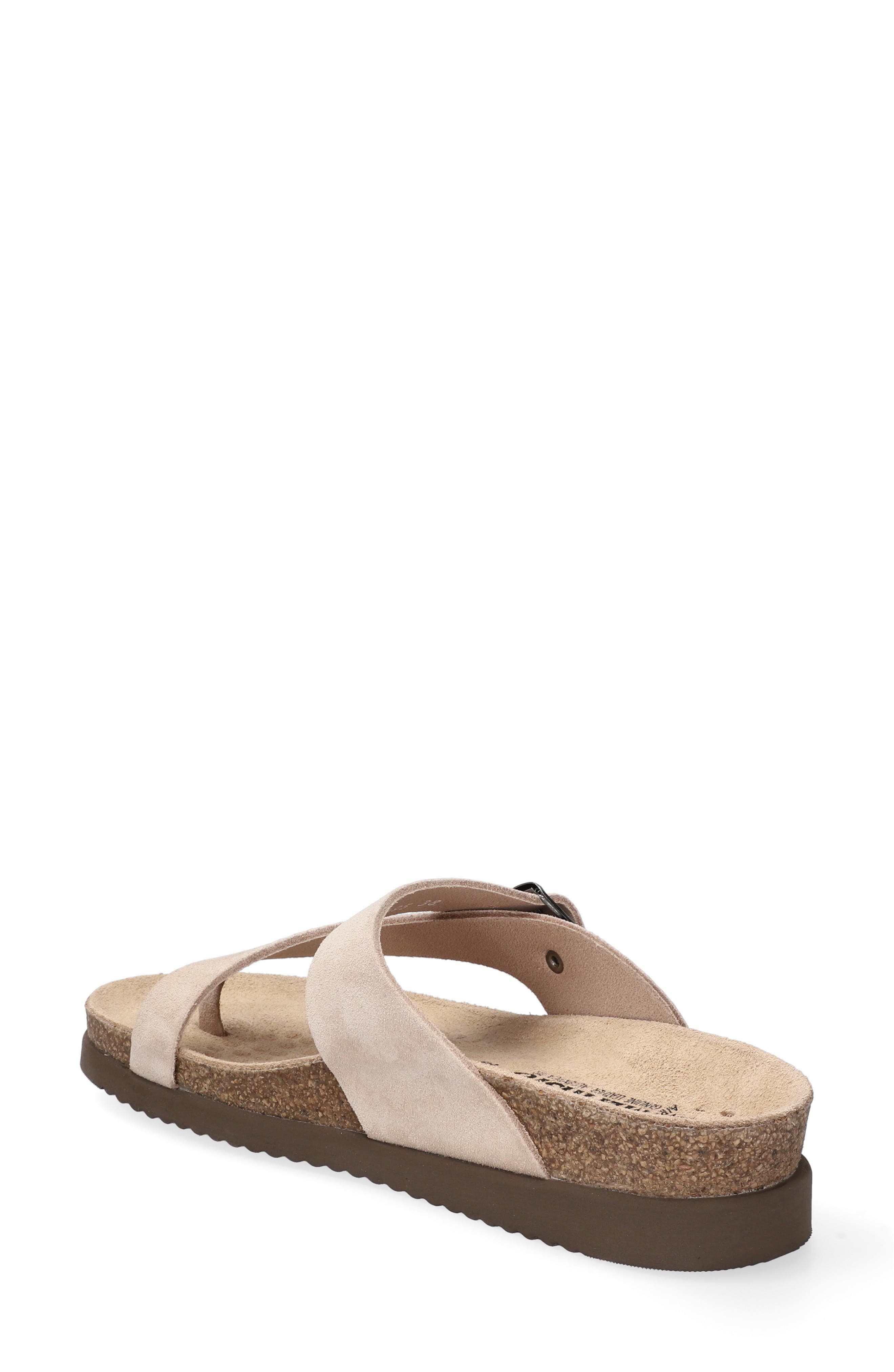 Mephisto Helen Toe Loop Sandal, Alternate, color, Light Sand