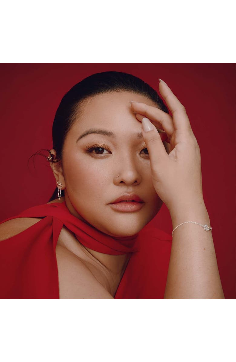 LOUPN Ehwa Floral Bracelet, Alternate, color, Silver