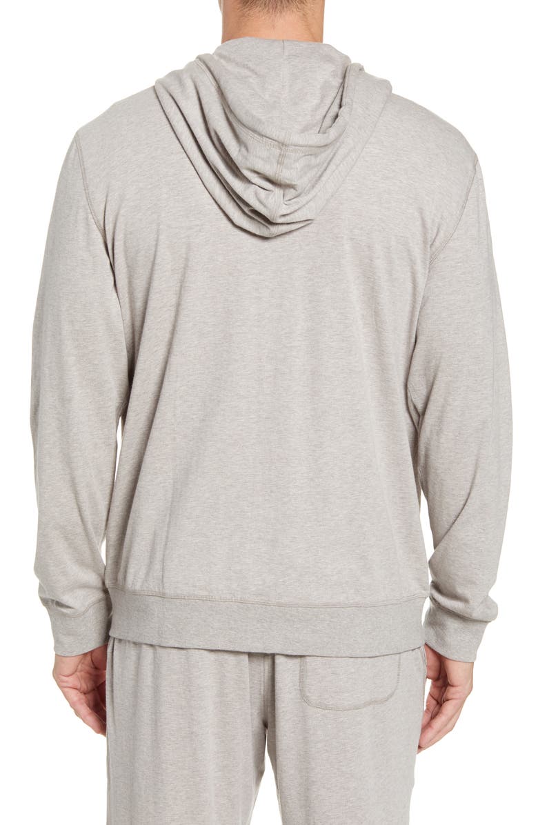 Daniel Buchler Cotton Blend Zip Hoodie, Alternate, color, 