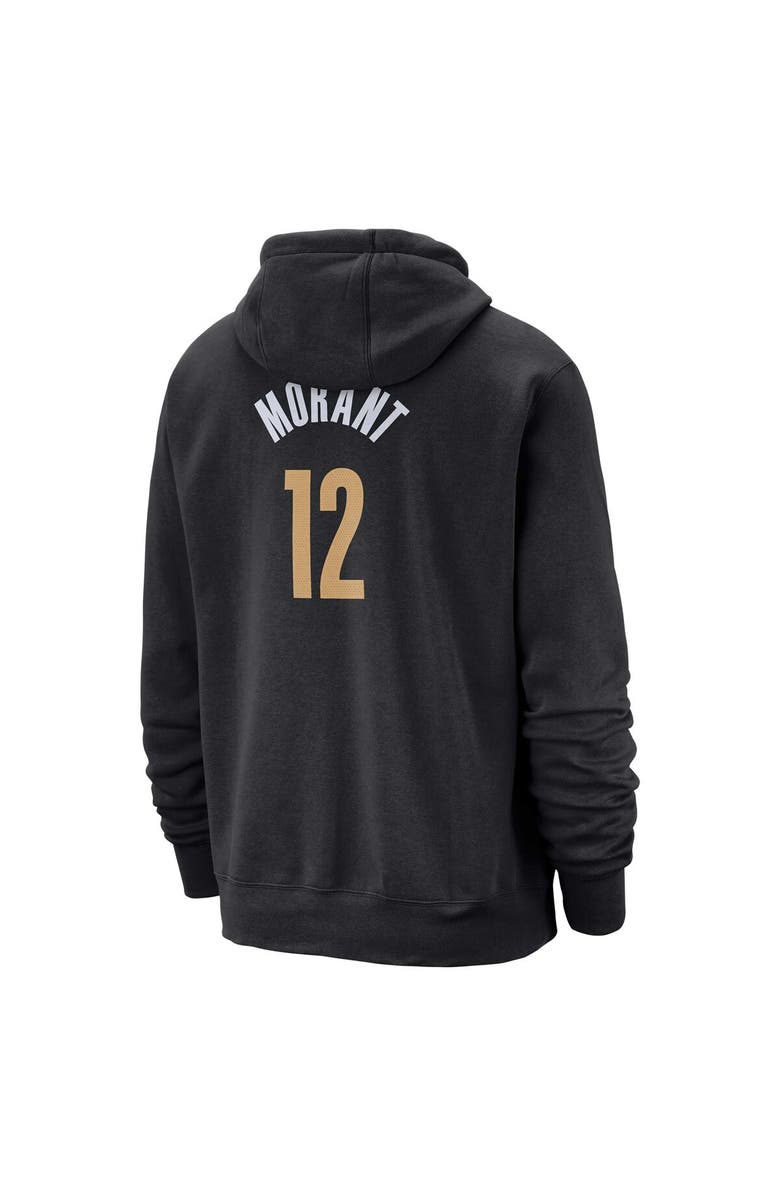 Nike Men's Nike Ja Morant Black Memphis Grizzlies 2023/24 City Edition Name & Number Pullover Hoodie, Alternate, color, 