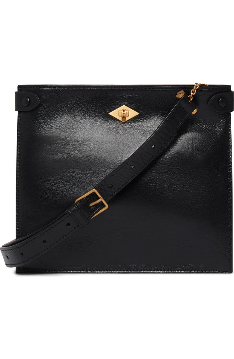 Métier London Stowaway Water Buffalo Leather Crossbody Bag, Main, color,