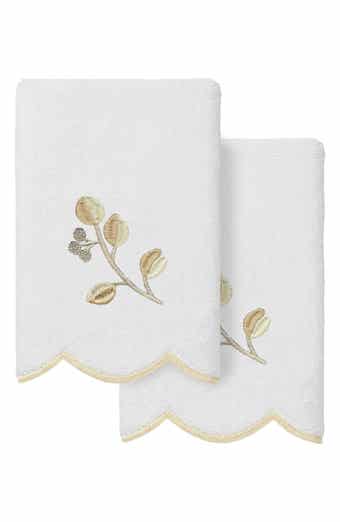 2-Piece Wild Branch Turkish Cotton Fingertip Towel Set